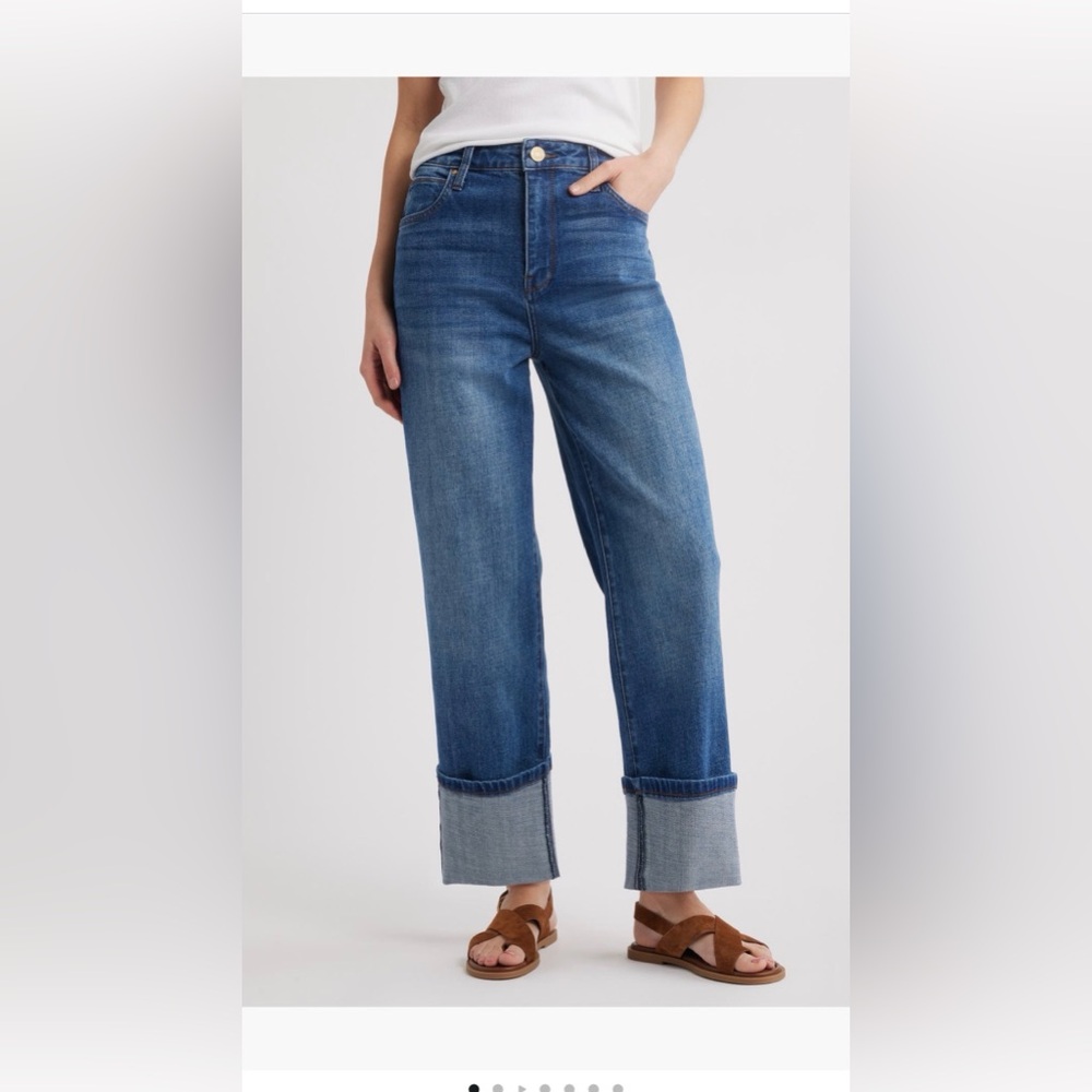 KUT from the kloth sienna cuffed wide leg
